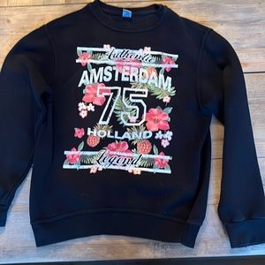 Black Amsterdam sweatshirt xs